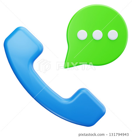 Phone With Chat Bubble Phone With Chat Bubble 131794943