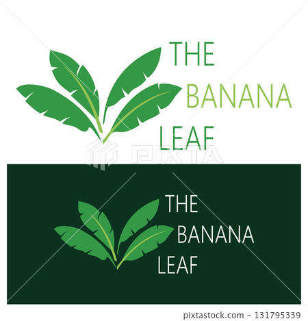 Simple Silhouette Banana Tree Logo. Flat Design vector Simple Silhouette Banana Tree Logo. Flat Design vector 131795339