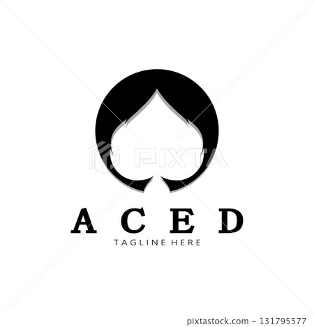 ace logo design for casino poker app games vector ace logo design for casino poker app games vector 131795577