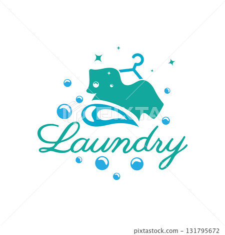 simple creative laundry logo, with the concept of a clothes or clothes washing machine, foam. water drops, logo for washing, clothes deodorizer, badge, company simple creative laundry logo, with the concept of a clothes or clothes washing machine, foam. water drops, logo for washing, clothes deodorizer, badge, company 131795672