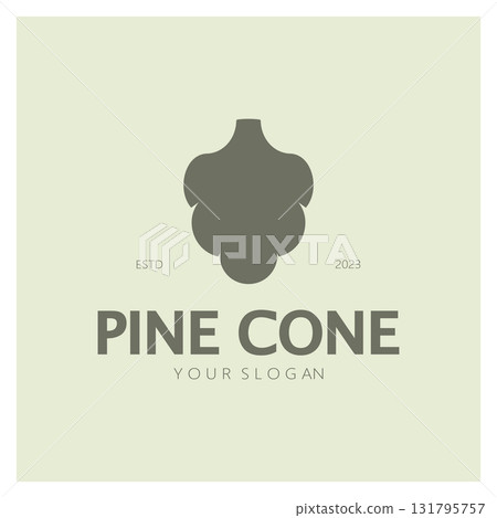 abstract simple pinecone logo design,for business,badge,emblem,pine plantation,pine wood industry,yoga,spa,vector abstract simple pinecone logo design,for business,badge,emblem,pine plantation,pine wood industry,yoga,spa,vector 131795757