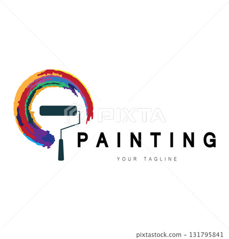 Paint Logo Template vector icon Paint Logo Template vector icon 131795841