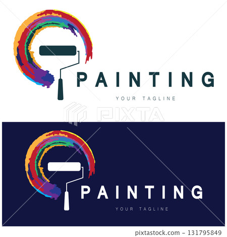 Paint Logo Template vector icon 131795849