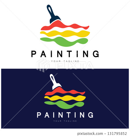 Paint Logo Template vector icon Paint Logo Template vector icon 131795852