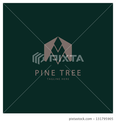 simple pine or fir tree logo,evergreen.for pine forest,adventurers,camping,nature,badges and business.vector simple pine or fir tree logo,evergreen.for pine forest,adventurers,camping,nature,badges and business.vector 131795905