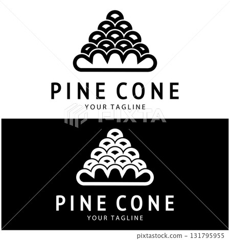 abstract simple pinecone logo design,for business,badge,emblem,pine plantation,pine wood industry,yoga,spa,vector abstract simple pinecone logo design,for business,badge,emblem,pine plantation,pine wood industry,yoga,spa,vector 131795955