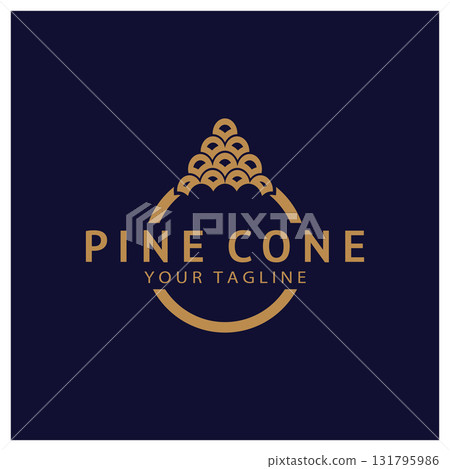 abstract simple pinecone logo design,for business,badge,emblem,pine plantation,pine wood industry,yoga,spa,vector abstract simple pinecone logo design,for business,badge,emblem,pine plantation,pine wood industry,yoga,spa,vector 131795986