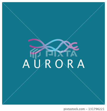 aurora logo design icon illustration vector template aurora logo design icon illustration vector template 131796221