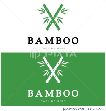 Bamboo Logo Template vector icon illustration design 131796270