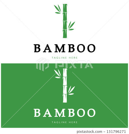 Bamboo Logo Template vector icon illustration design 131796271
