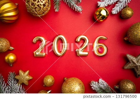 Christmas and Happy New background Christmas and Happy New background 131796500