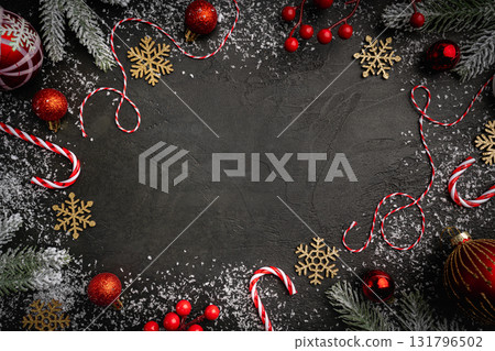 Christmas and New Year background 131796502