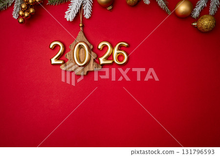 Christmas and Happy New background Christmas and Happy New background 131796593