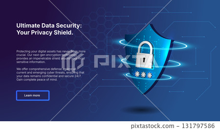 Ultimate data security protects your privacy with advanced encryption technology for sensitive information. Ultimate data security protects your privacy with advanced encryption technology for sensitive information. 131797586