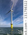 Large turbine at offshore wind farm 131798322