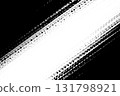 Diagonal black and white halftone background Diagonal black and white halftone background 131798921