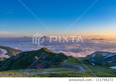 白馬山的日落06 131799272