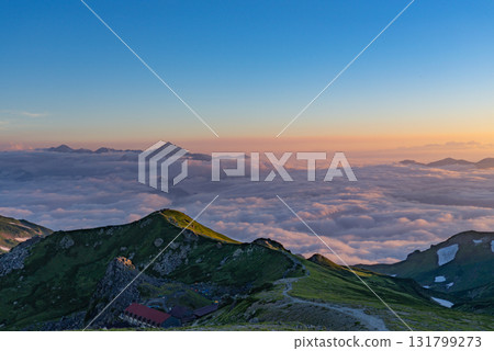 Sunset seen from Mt. Shirouma05 131799273