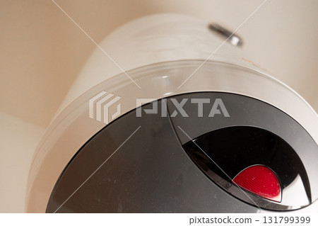 Modern house water heater control panel. The fall of the cold weather and the rise in consumer prices. Modern house water heater control panel. The fall of the cold weather and the rise in consumer prices. 131799399