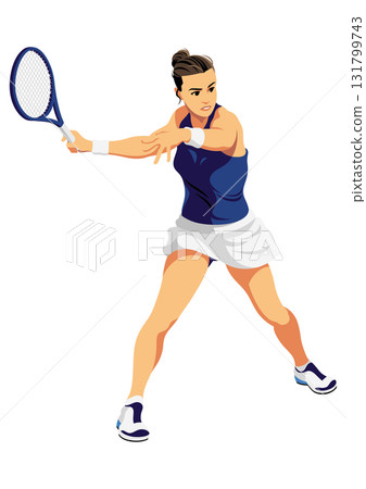 女子網球運動員 女子網球運動員 131799743