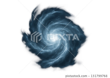 藍黑色霧氣的漩渦 131799768
