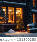 Living room ready for Christmas 131800263