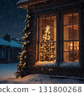 Living room ready for Christmas 131800268