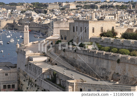 Valetta Malta Waterfront on the Grand Harbour 131800695