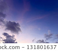 Purple sky and clouds at dusk | Sunset, purple sky, clouds, evening, gradation 131801637