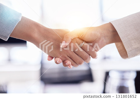 B2B partnership, support or business people handshake for welcome, collaboration or company teamwork, success and innovation. Zoom, trust or women shaking hands for deal, thank you or job promotion B2B partnership, support or business people handshake for welcome, collaboration or company teamwork, success and innovation. Zoom, trust or women shaking hands for deal, thank you or job promotion 131801652