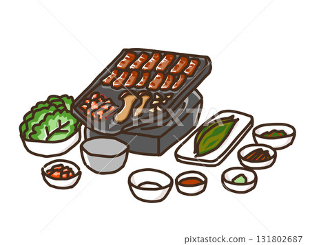Korean barbecue Korean barbecue 131802687