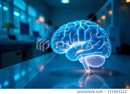 composite image of brain 131803222