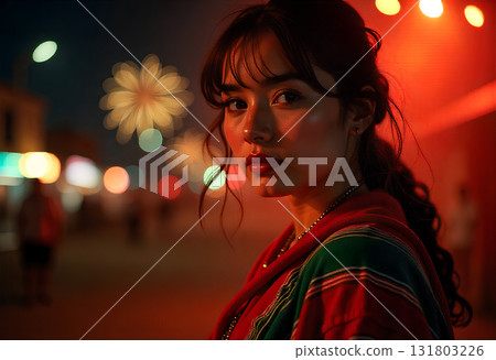 portrait of a young woman 131803226