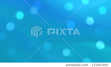 Background illustration of a light blue bokeh like underwater 131803845