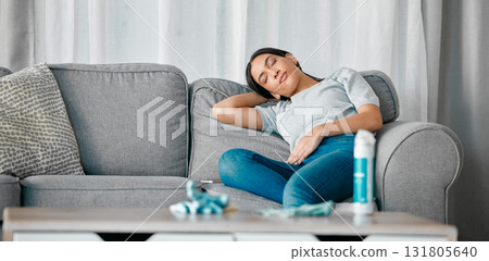 Tired, burnout and woman sleeping after cleaning, housework and cleaner fatigue on the sofa. Stress, bored and girl on the couch for sleep after a routine to clean the house in the living room Tired, burnout and woman sleeping after cleaning, housework and cleaner fatigue on the sofa. Stress, bored and girl on the couch for sleep after a routine to clean the house in the living room 131805640