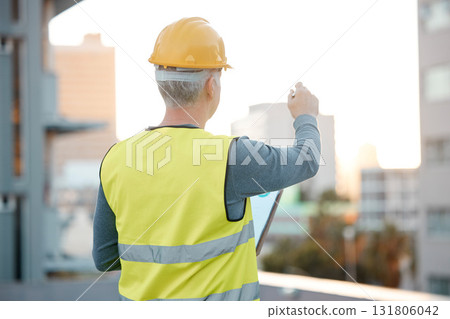 Building, construction and senior man with vision, planning and thinking of architecture design in city. Engineering, urban development and handyman, maintenance worker and contractor writing ideas Building, construction and senior man with vision, planning and thinking of architecture design in city. Engineering, urban development and handyman, maintenance worker and contractor writing ideas 131806042