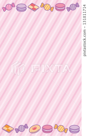 粉紅色糖果框架_垂直 131811714