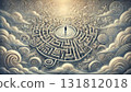 A man struggling and lost in the maze of life. For psychology and spiritual content. 131812018