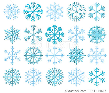 White vector snowflakes with shadows for Christmas and winter decoration and backgrounds White vector snowflakes with shadows for Christmas and winter decoration and backgrounds 131814614