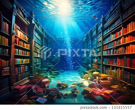 水下圖書館與奇妙的光之世界 131815557