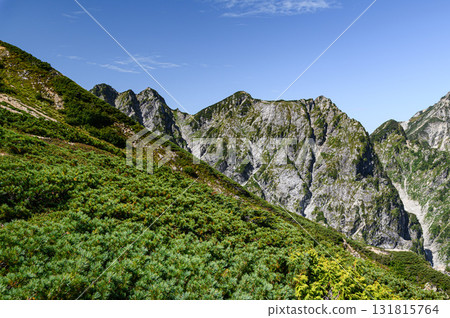 從北阿爾卑斯山唐松山八方嶺看到的吹亞源 從北阿爾卑斯山唐松山八方嶺看到的吹亞源 131815764
