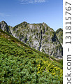 Fukiagen seen from the Happo Ridge of Mount Karamatsu in the Northern Alps 131815767