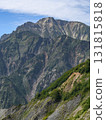 Mt. Goryu seen from the Happo Ridge of Mt. Karamatsu in summer 131815818