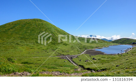 [秋田駒岳]男山與阿彌陀池的景色 131816394