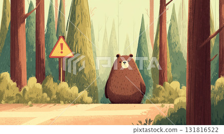 Attention to the bear 131816522