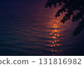 Sun glitter and quiet ripples at dusk Sun glitter and quiet ripples at dusk 131816982