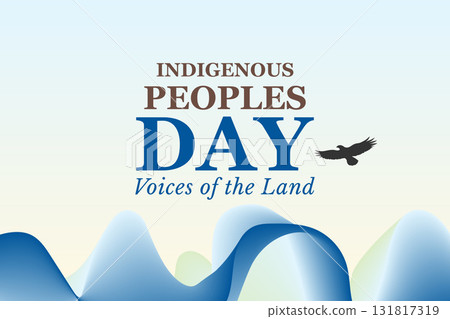 Indigenous peoples day voices of the land poster artwork 131817319