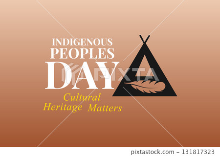 Indigenous peoples day cultural heritage matters banner artwork Indigenous peoples day cultural heritage matters banner artwork 131817323