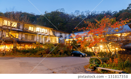 青森縣蔦溫泉風景 131817358