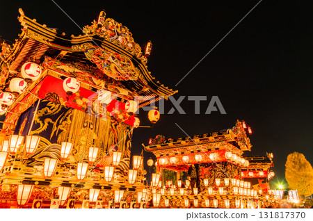 Food stalls at the Chichibu Night Festival in Saitama 131817370